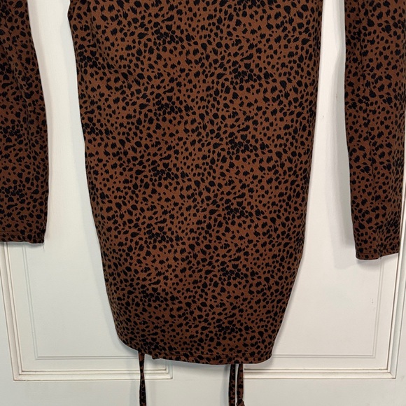 Leopard Long Sleeve Dress - Picture 6 of 6